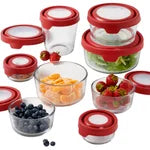 Anchor Hocking TrueSeal Glass Food Storage, Set of 16