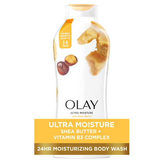 Olay Ultra Moisture Body Wash with Shea Butter, 22 fl oz