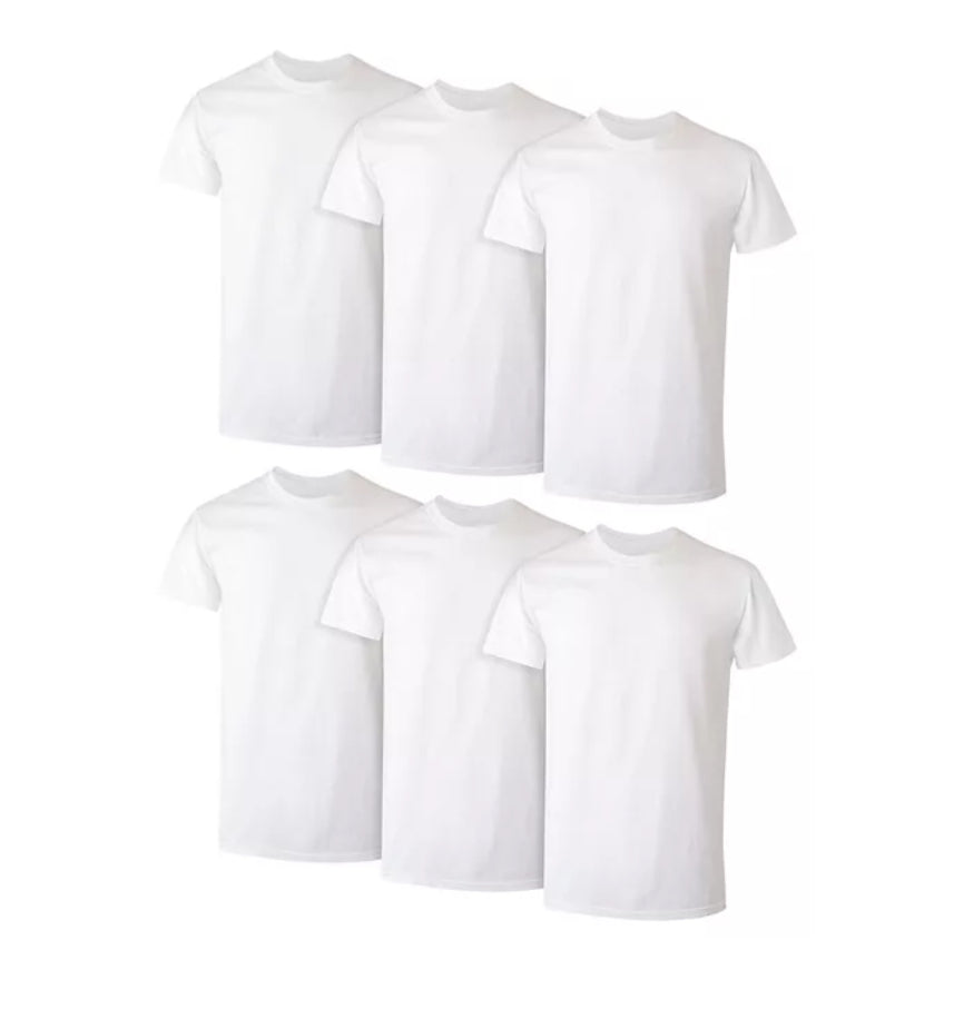 Hanes Best 6-Pack Crew T-Shirt